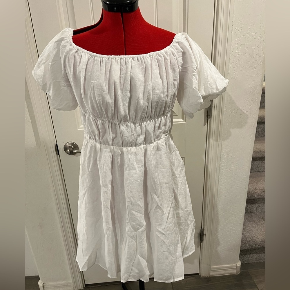 PrettyGarden’s Summer White Dress Large